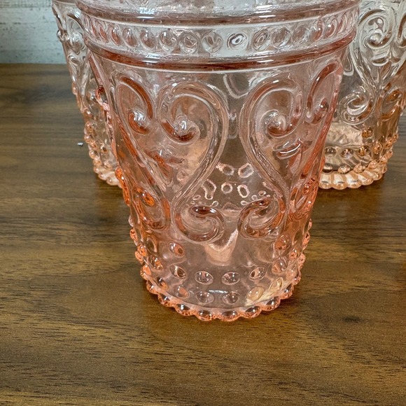 The Pioneer Woman Amelia Glasses Zafferano Provenzale 16oz Tumblers Lot of 6 - Picture 2 of 7